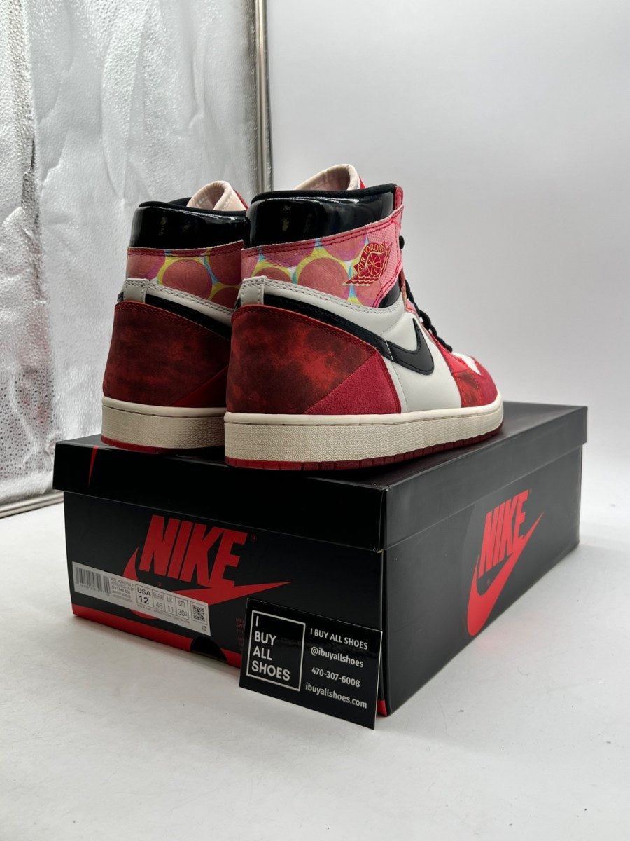Jordan 1 Retro High OG Spider-Man Across the Spider-Verse 12 (Lightly Worn Pre-Owned) - Image 5