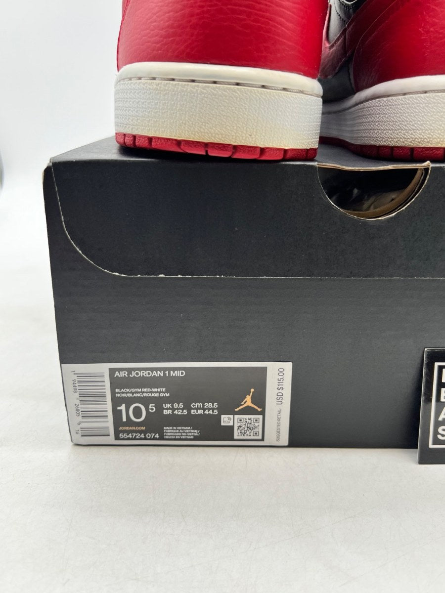 Jordan 1 Mid Banned (2020) 10.5 (Lightly Worn Pre-Owned) - Image 6