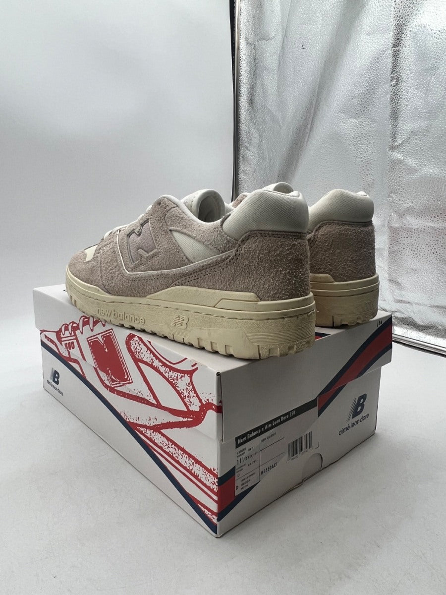 New Balance 550 Aime Leon Dore Grey Suede 11.5 (Lightly Worn Pre-Owned)New BalanceGrey/White/Blue - Image 6