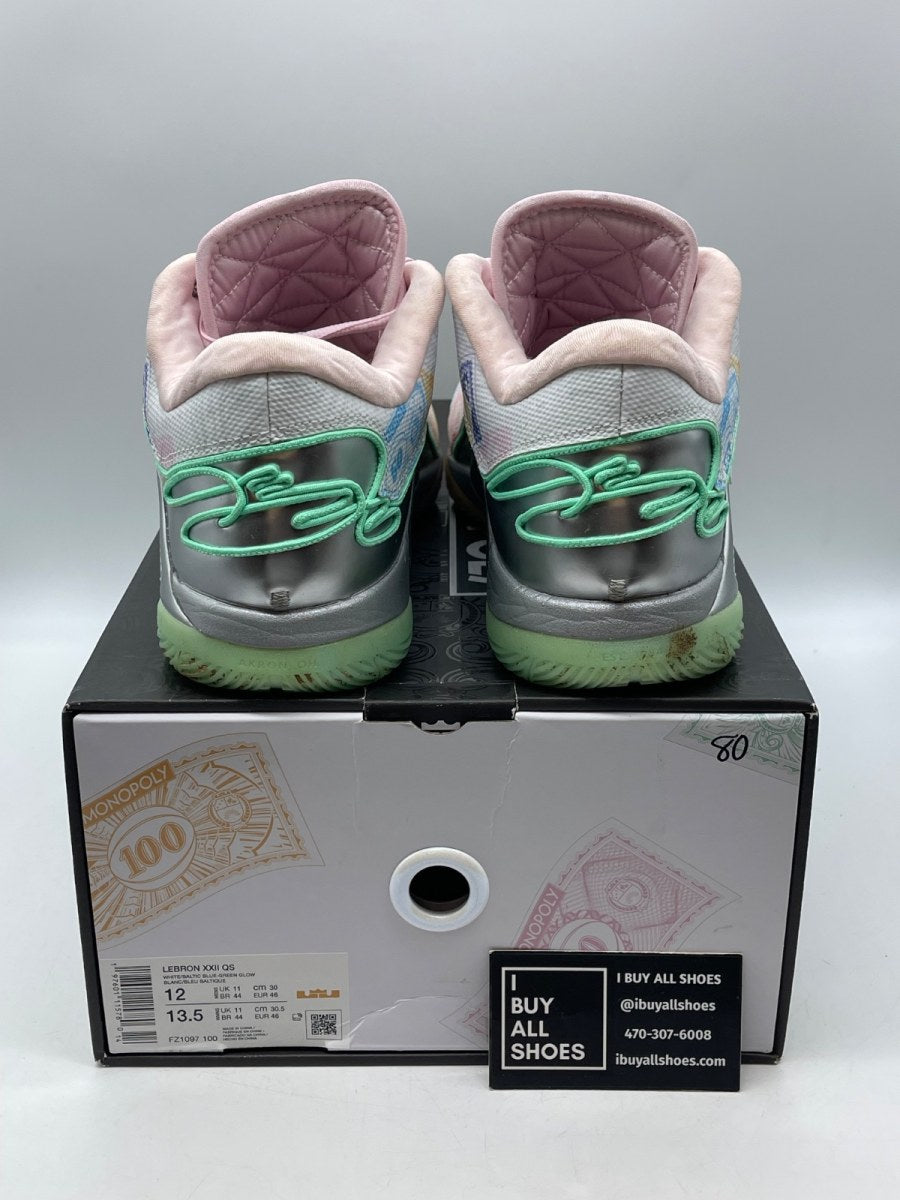 Monopoly x Nike LeBron 22 QS 'Currency' 12 (Moderately Worn Pre-Owned) - Image 3
