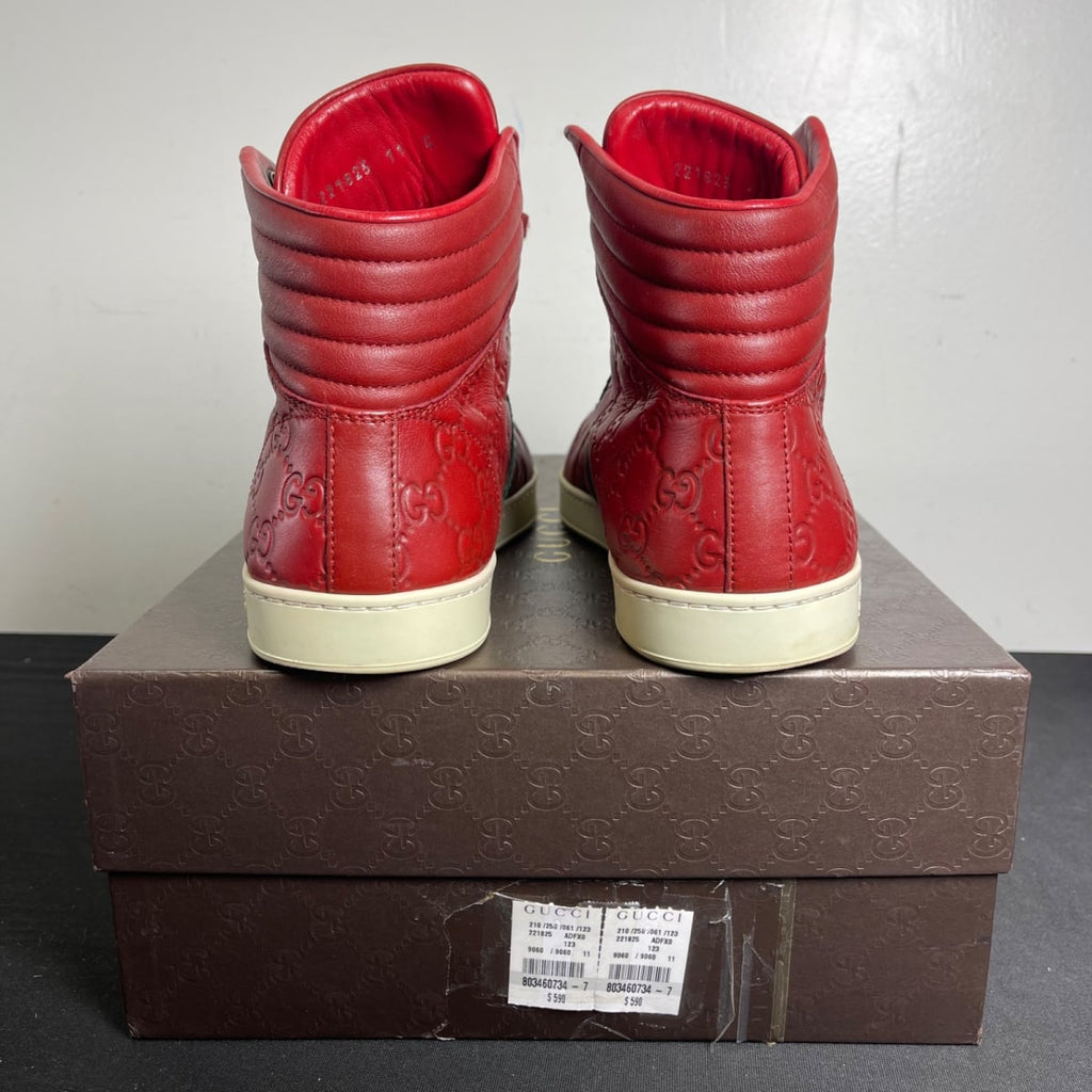 Gucci GG High Top 'Web Stripe' (Size 11) - aux