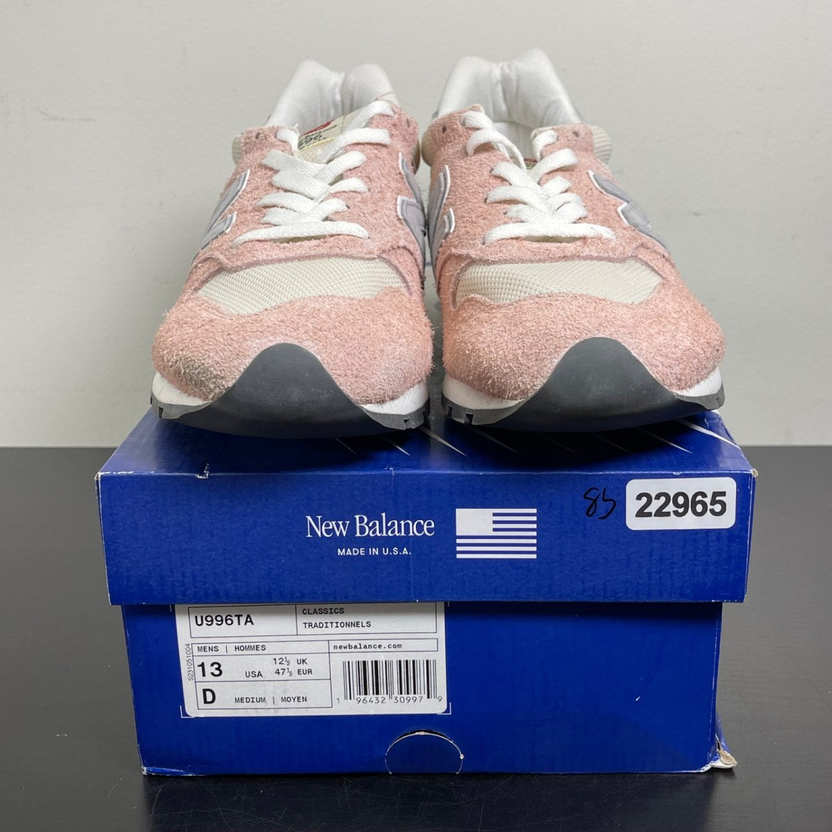 New Balance 996 MiUSA Pink Haze 13 (Moderately Worn Pre-Owned)New BalancePink Haze/Silver - Image 2