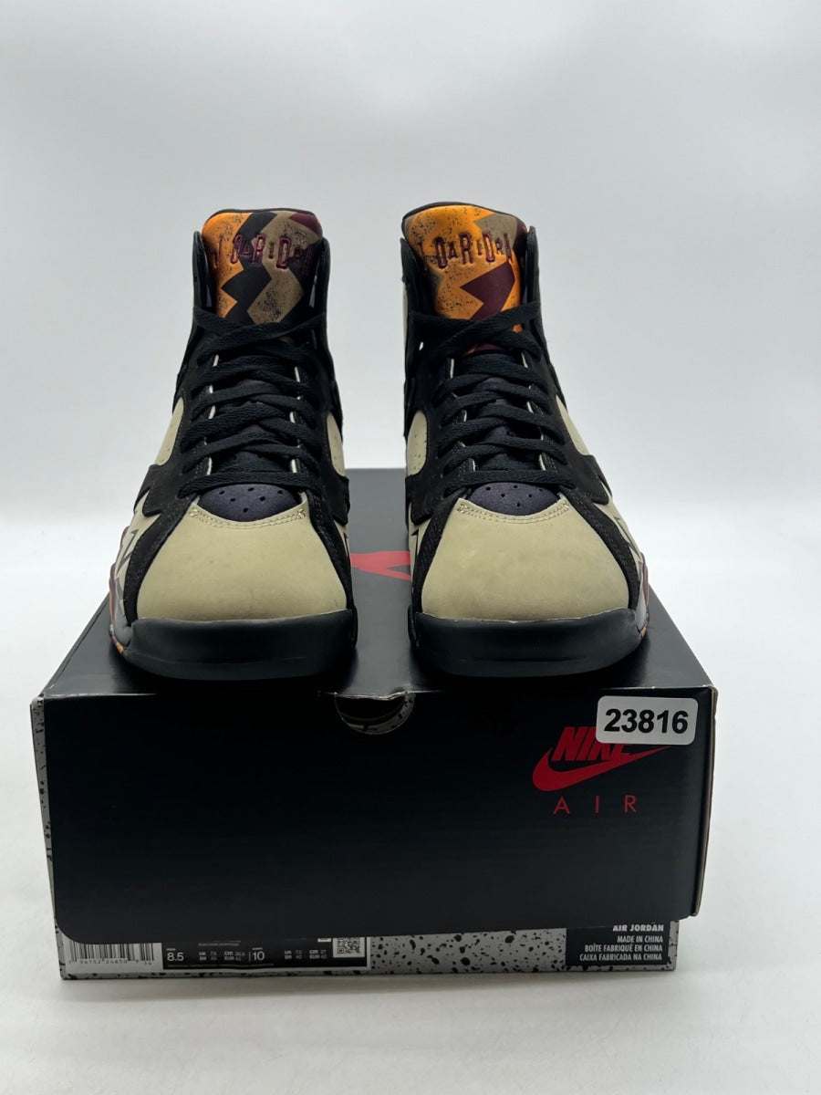 Jordan 7 Retro Black Olive 8.5 (Lightly Worn Pre-Owned)JordanBlack/Cherrywood Red-Neutral Olive-Chutney - Image 2
