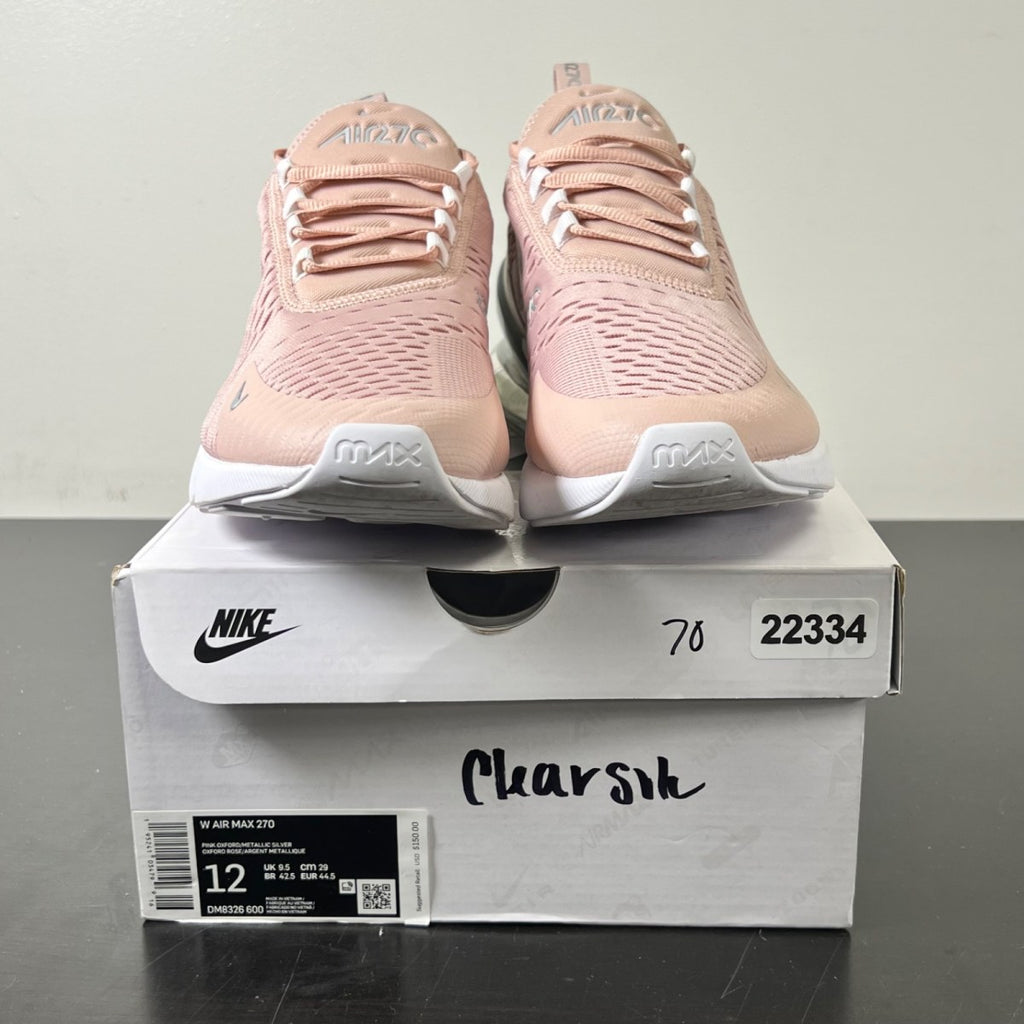 Nike Air Max 270 Pink Oxford (Women's) (Size 12W) - Image 2