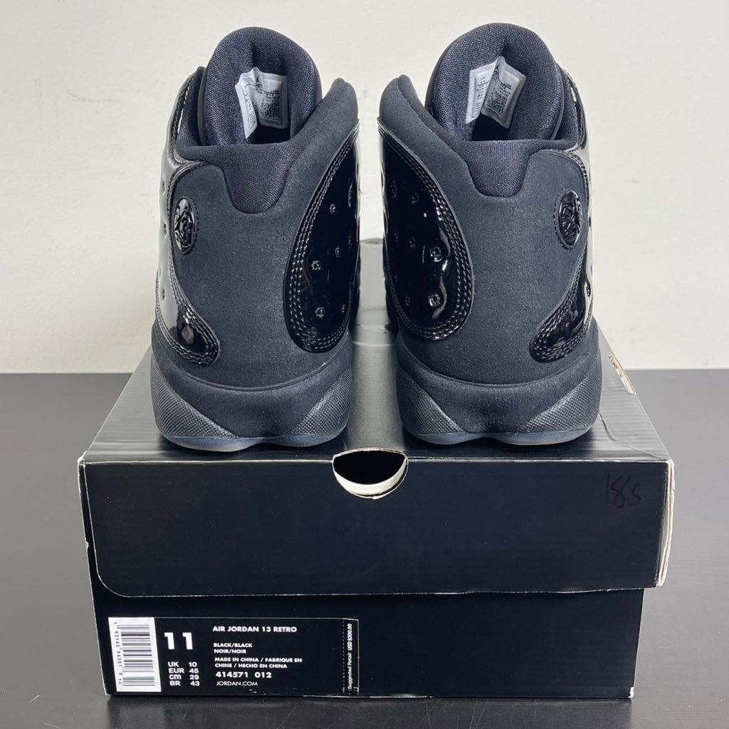 Jordan 13 Retro Cap and Gown 11 (Moderately Worn Pre-Owned)JordanBlack/Black - Image 3