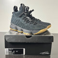 Nike LeBron 15 Black Gum 9.5 (Lightly Worn Pre-Owned)NikeBlack/Gum Light Brown - Image 1