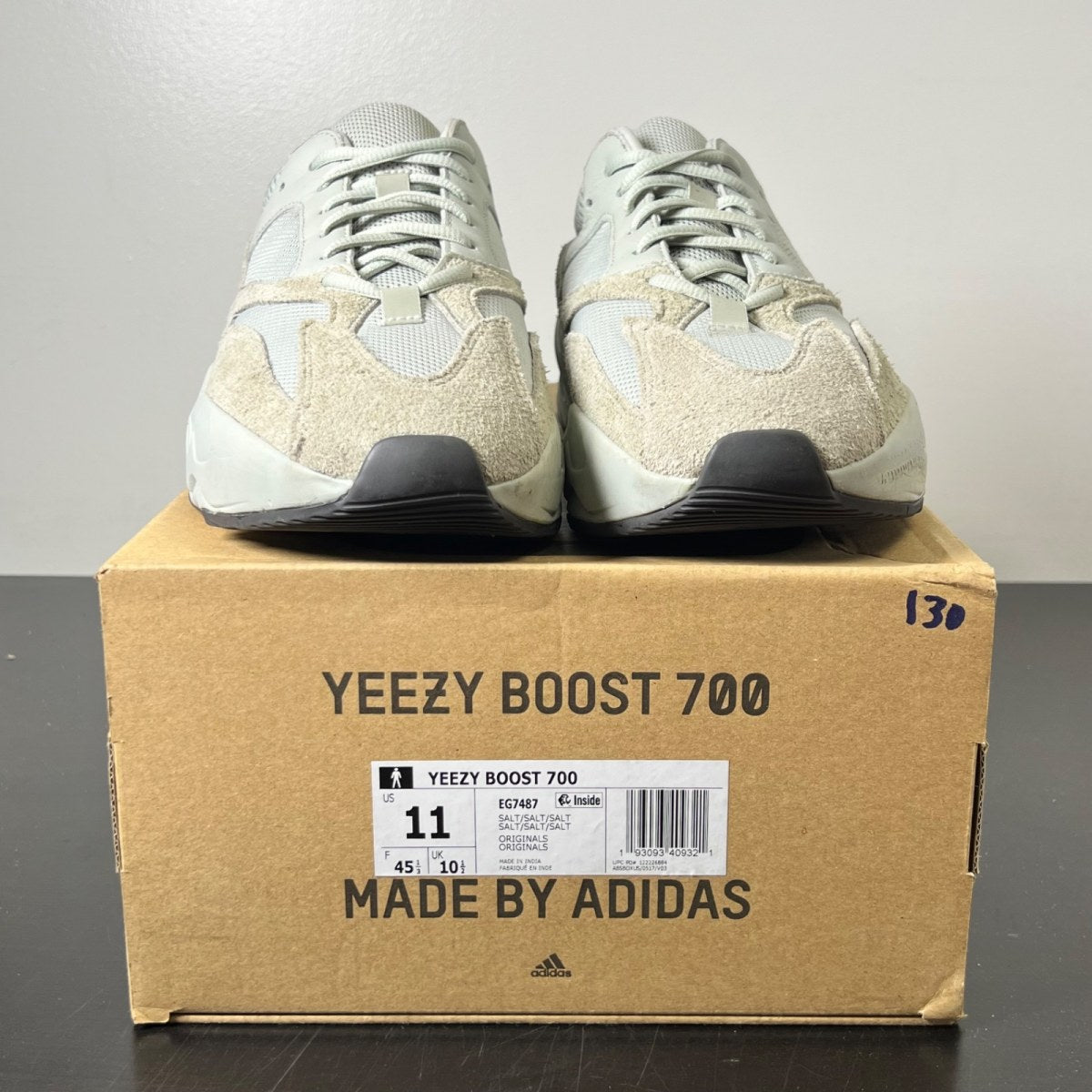 adidas Yeezy Boost 700 Salt 11 (Lightly Worn Pre-Owned)adidasSalt/Salt/Salt - Image 2