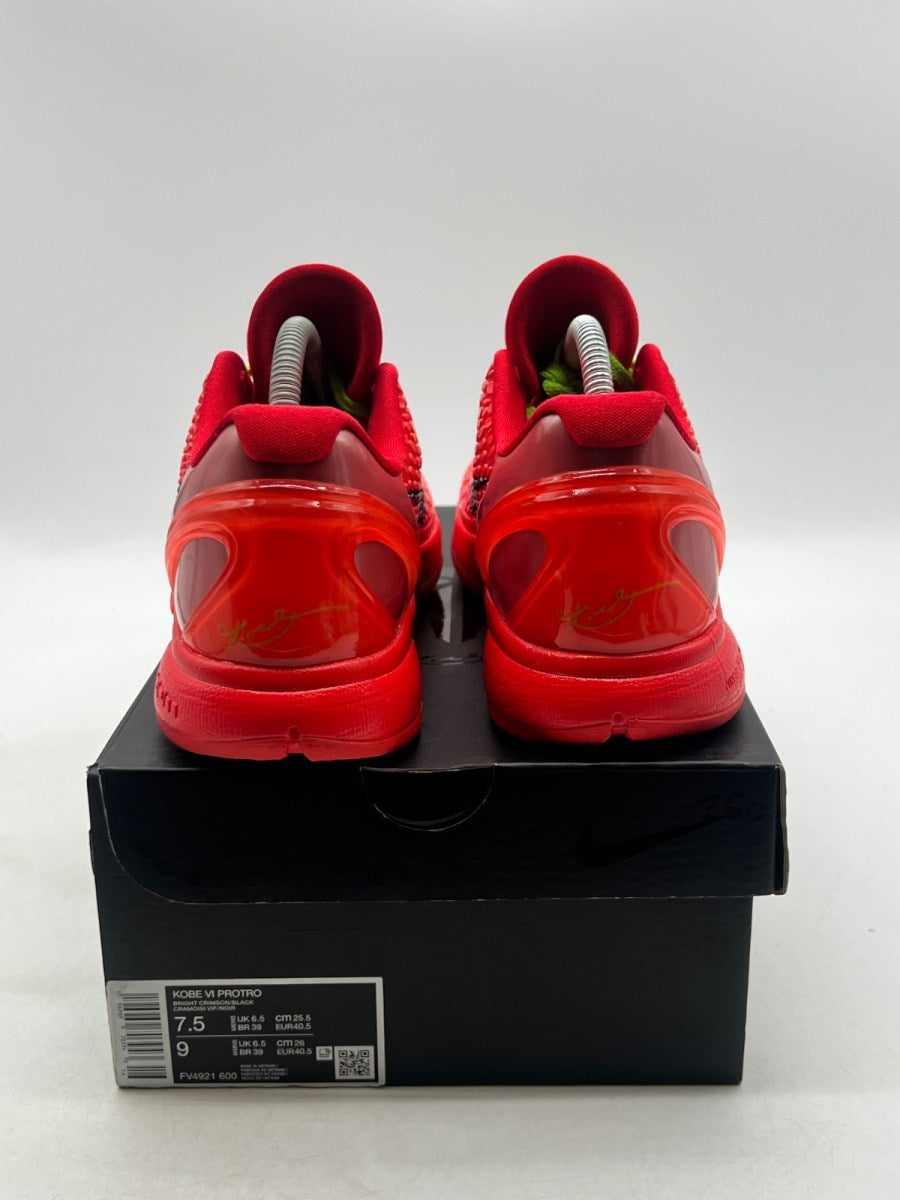 Nike Kobe 6 Protro Reverse Grinch 7.5 (Lightly Worn Pre-Owned) - Image 3
