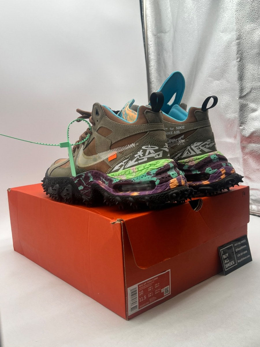 Nike Air Terra Forma Off-White Mantra Orange 10 (Lightly Worn Pre-Owned) - Image 4
