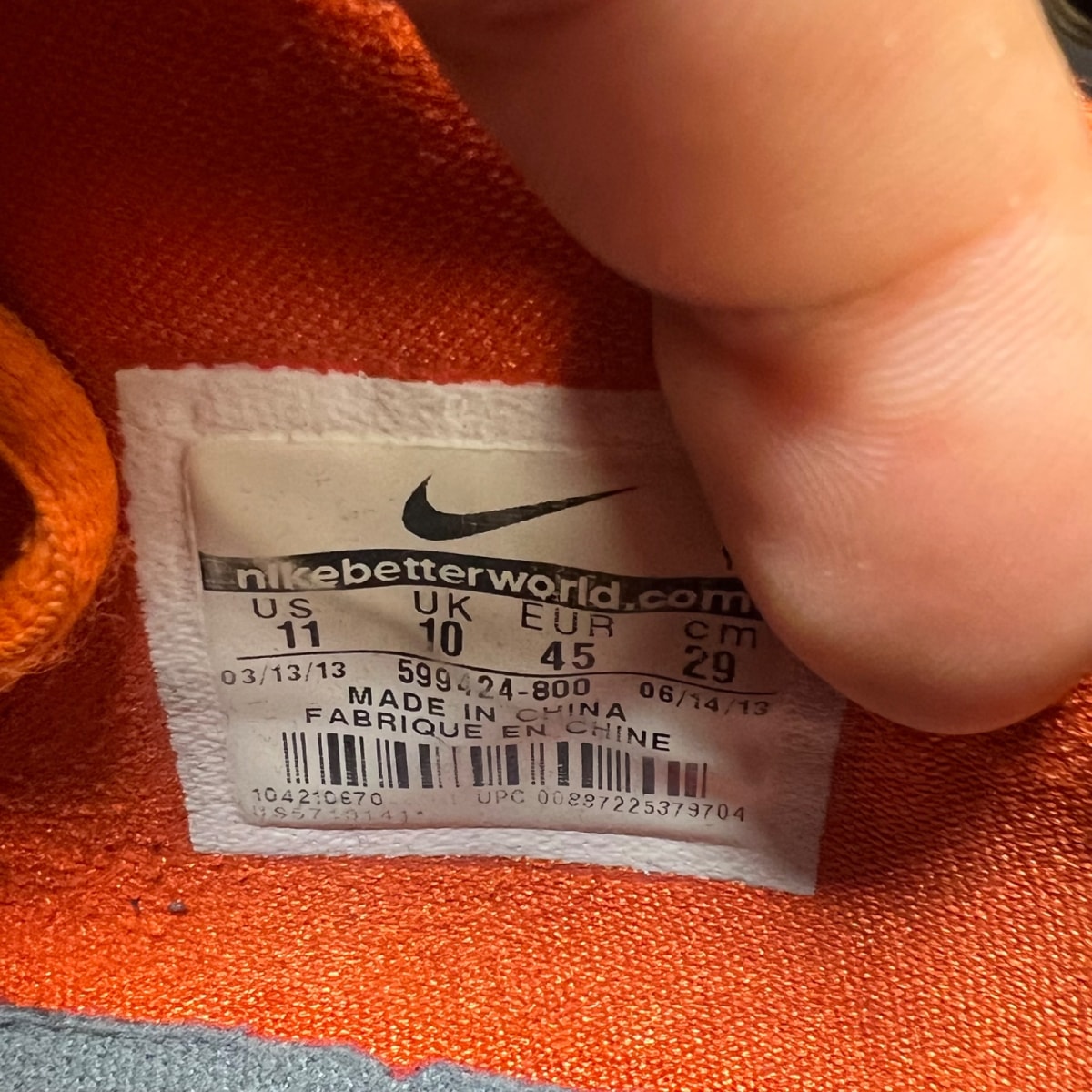 Nike KD 6 NYC 66 11 (Heavily Worn Pre-Owned)NikeTotal Orange/Armory Slate-Team Orange-Armory Blue - Image 7