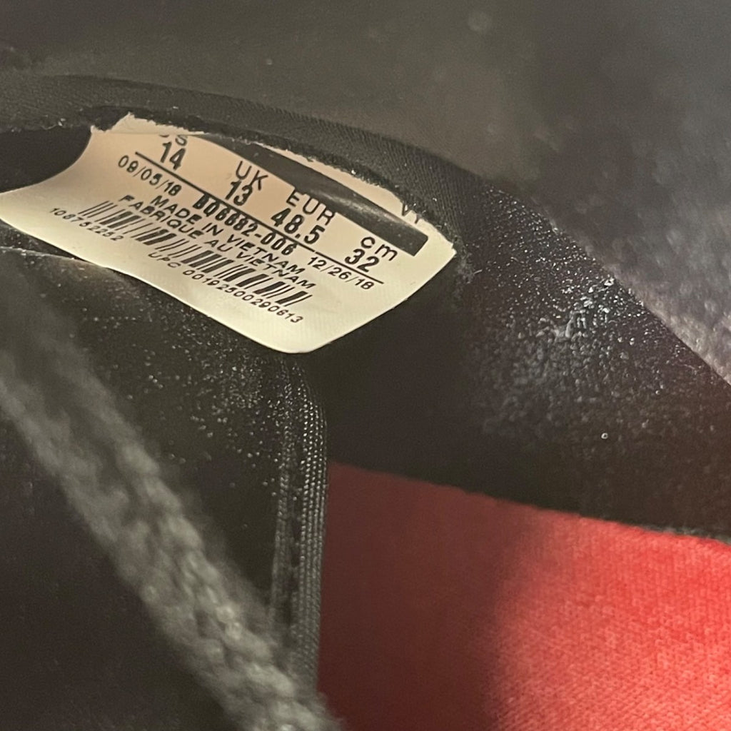 Jordan 1 Retro High OG Defiant Couture 14 (New Pre-Owned)JordanBlack/Gym Red-Muslin - Image 6