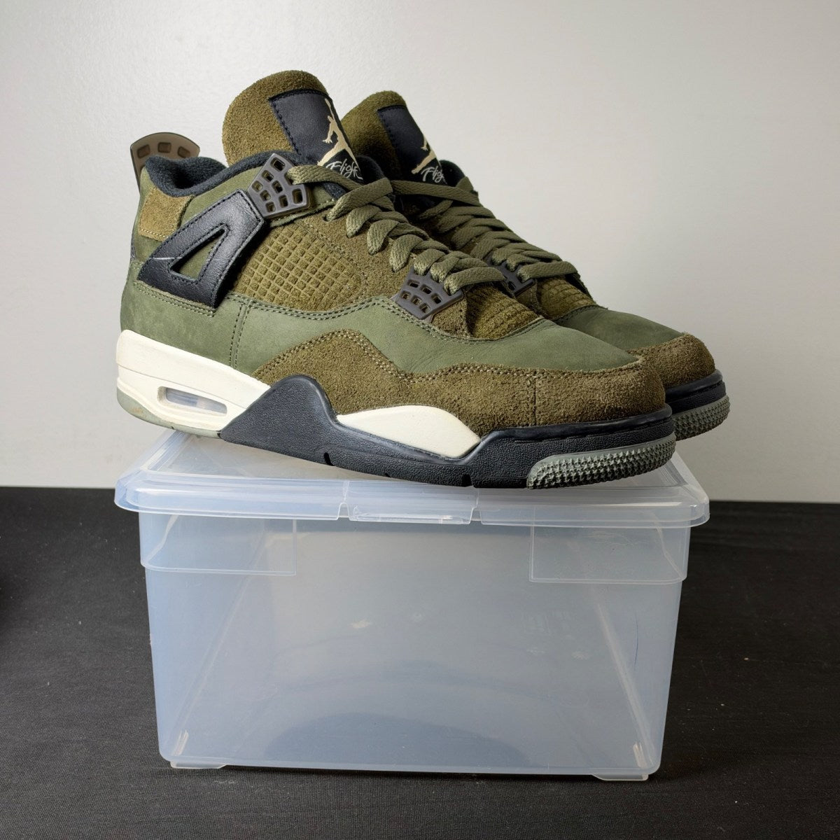 Jordan 4 Retro SE Craft Medium Olive (Size 9) - Image 1