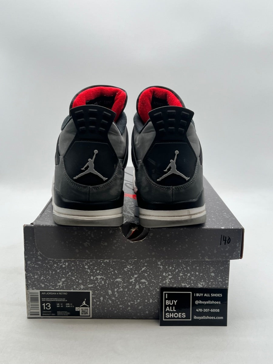 Jordan 4 Retro Infrared 13 (Moderately Worn Pre-Owned) - Image 3