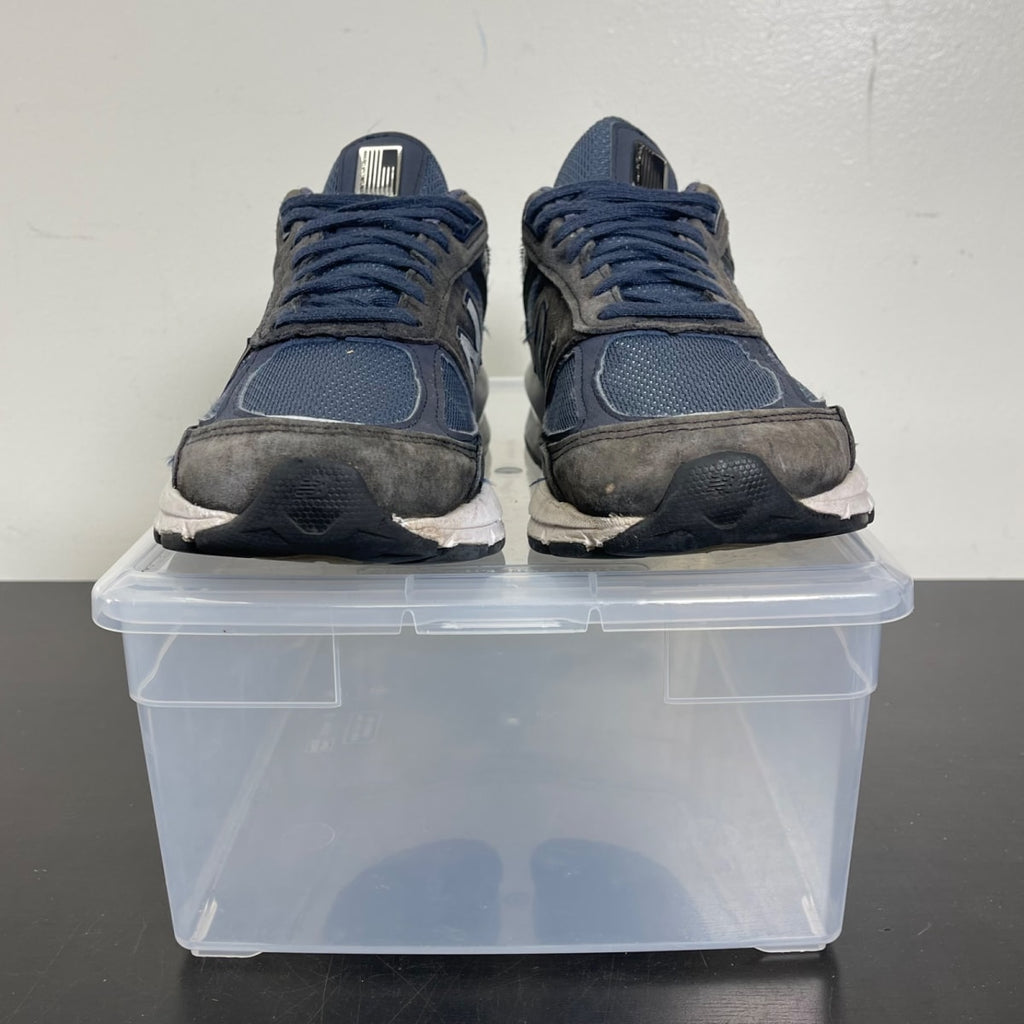 New Balance 990v5 Navy 10 (Moderately Worn Pre-Owned)New BalanceNavy/Silver - Image 2