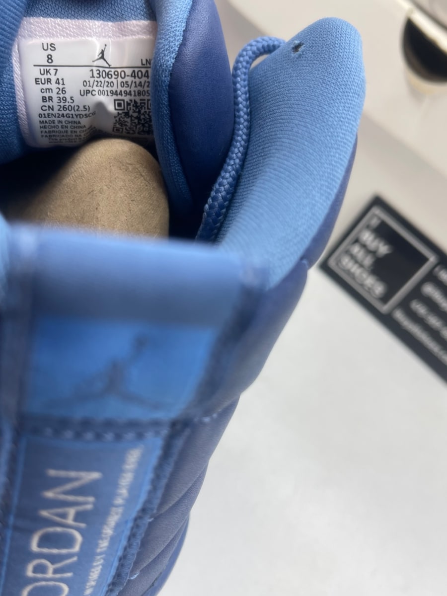 Jordan 12 Retro Indigo 8 (Moderately Worn Pre-Owned) - Image 8