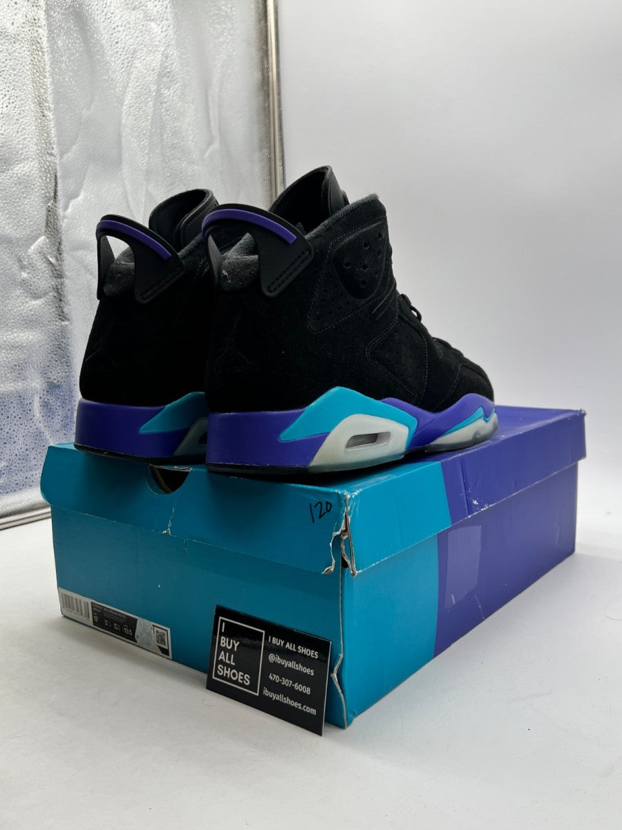 Jordan 6 Retro Aqua 12 (Lightly Worn Pre-Owned) - Image 5