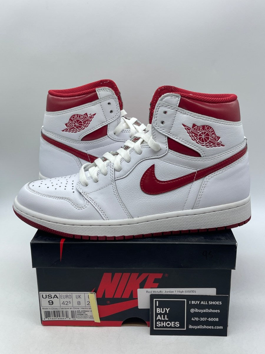 Jordan 1 Retro Metallic Red (2017) 9 (Lightly Worn Pre-Owned) - Image 1
