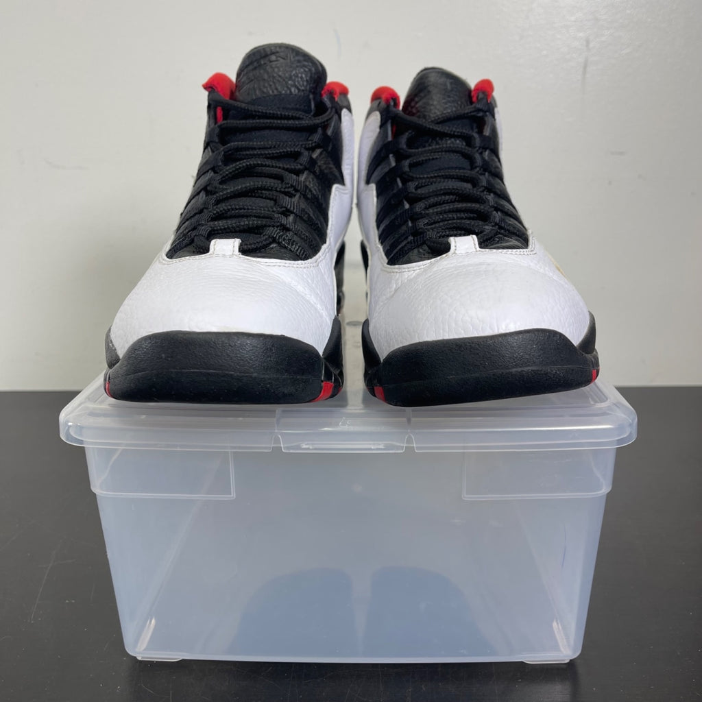 Jordan 10 Retro Double Nickel 10 (Moderately Worn Pre-Owned)JordanWhite/Black-True Red - Image 2