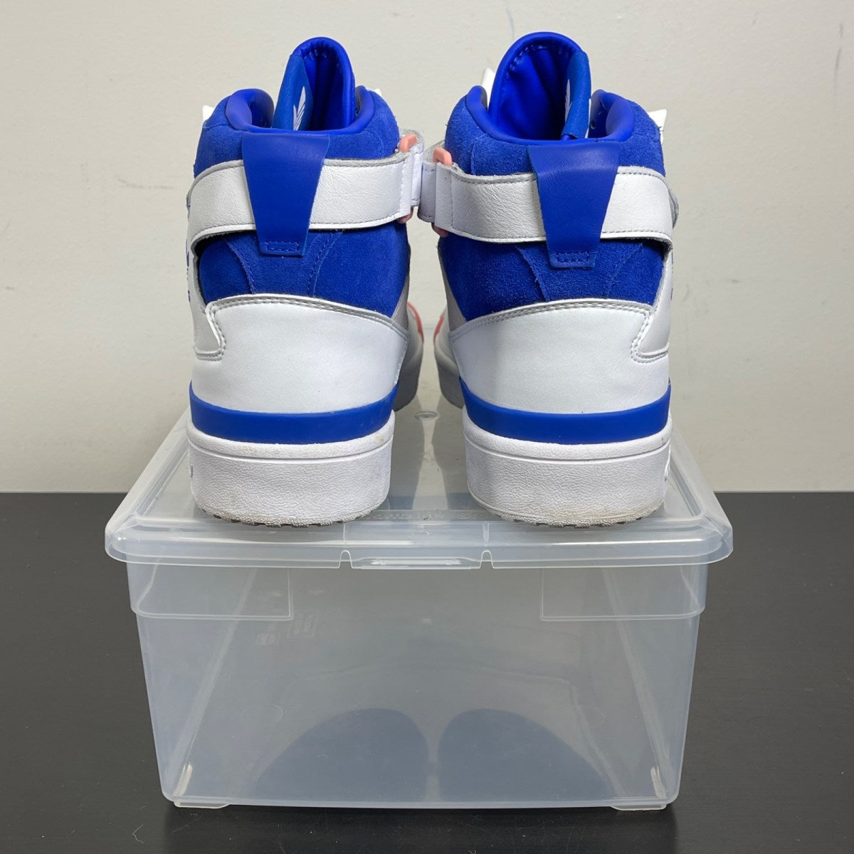 adidas Forum High Kerwin Frost Humanarchives 10 (Moderately Worn Pre-Owned)adidasWhite/Blue/Grey - Image 4