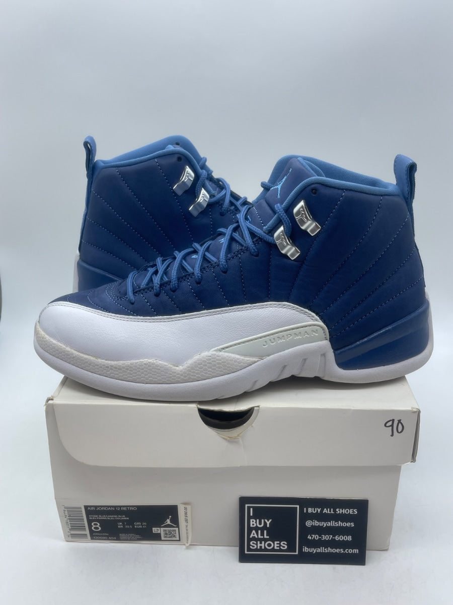 Jordan 12 Retro Indigo 8 (Moderately Worn Pre-Owned) - Image 1