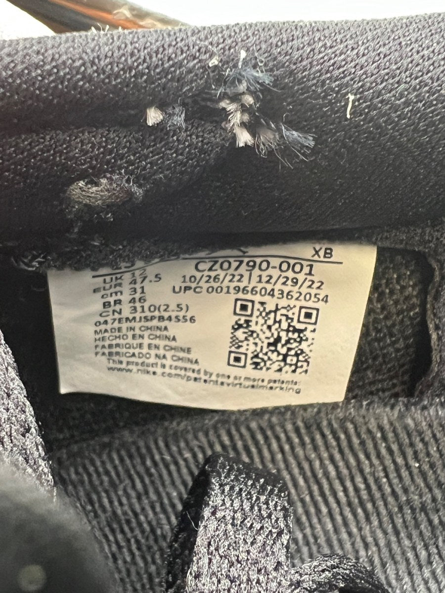 Jordan 1 Retro Low OG Black Cement 13 (Moderately Worn Pre-Owned)JordanBlack/Muslin/Tech Grey/White/Sail - Image 6