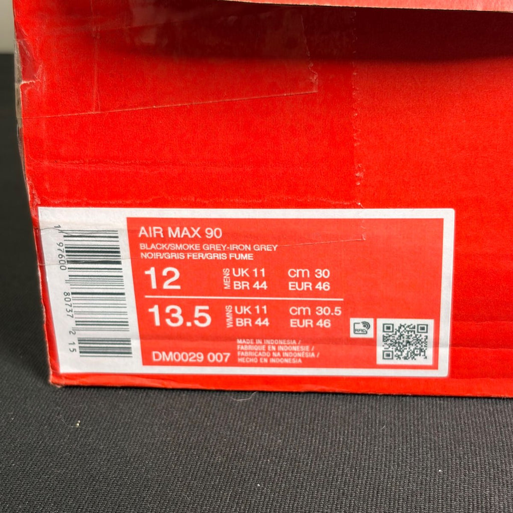 Nike Air Max 90 'Iron Grey Fire Red' (Size 12) - Image 7
