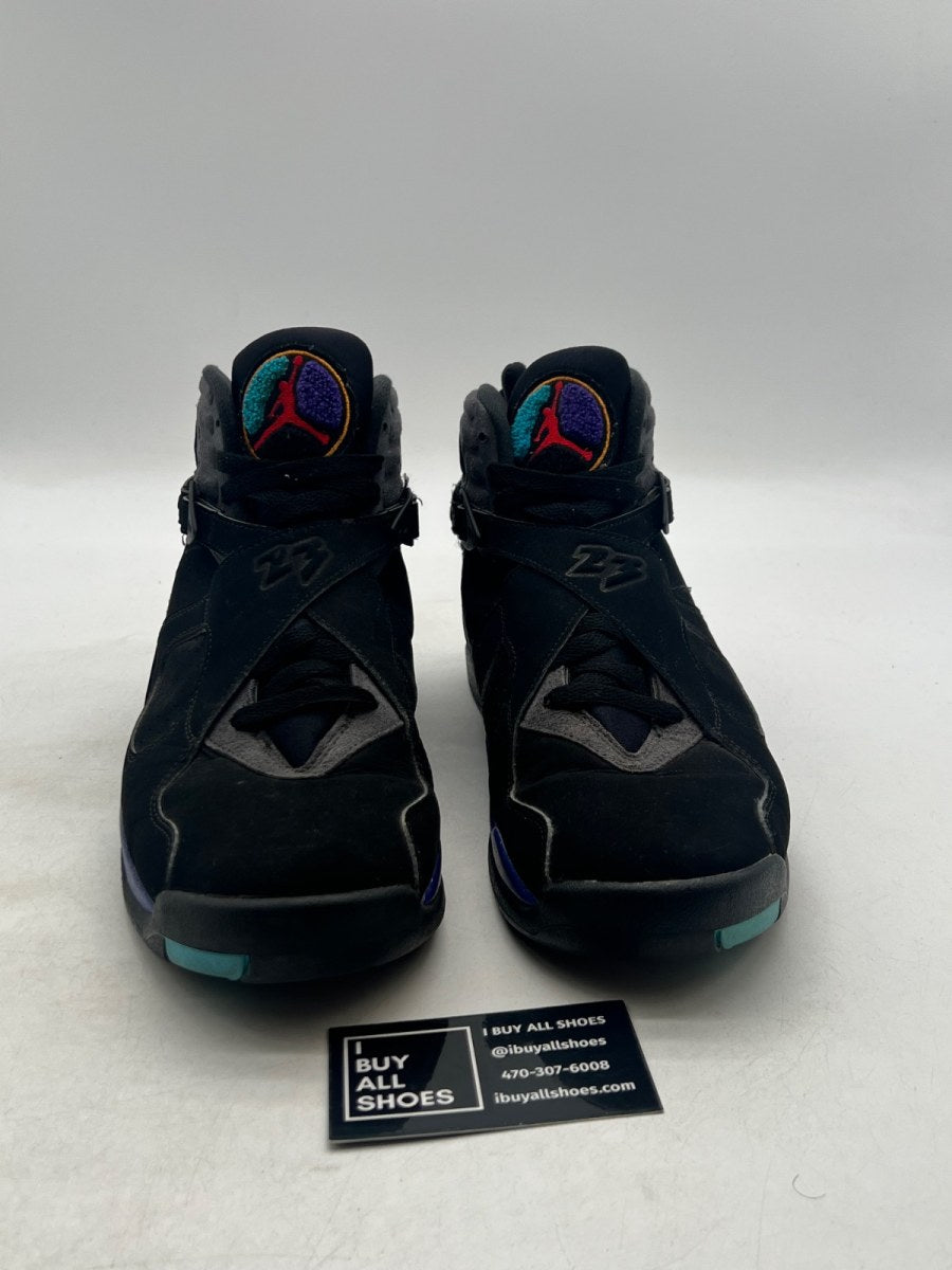 Jordan 8 Retro Aqua (2015) 10.5 (Moderately Worn Pre-Owned) - Image 2