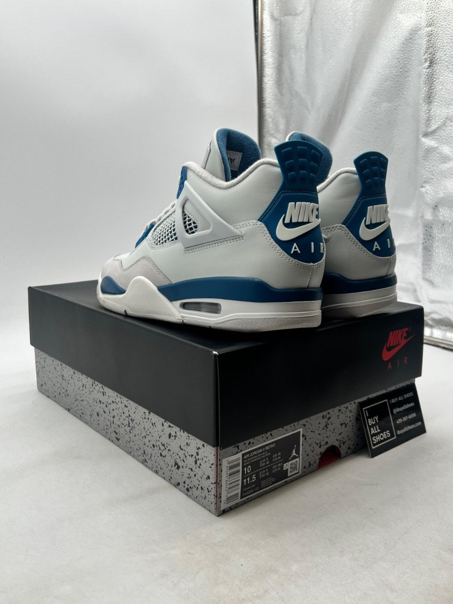 Jordan 4 Retro Military Blue (2024) 10 (Lightly Worn Pre-Owned) - Image 6