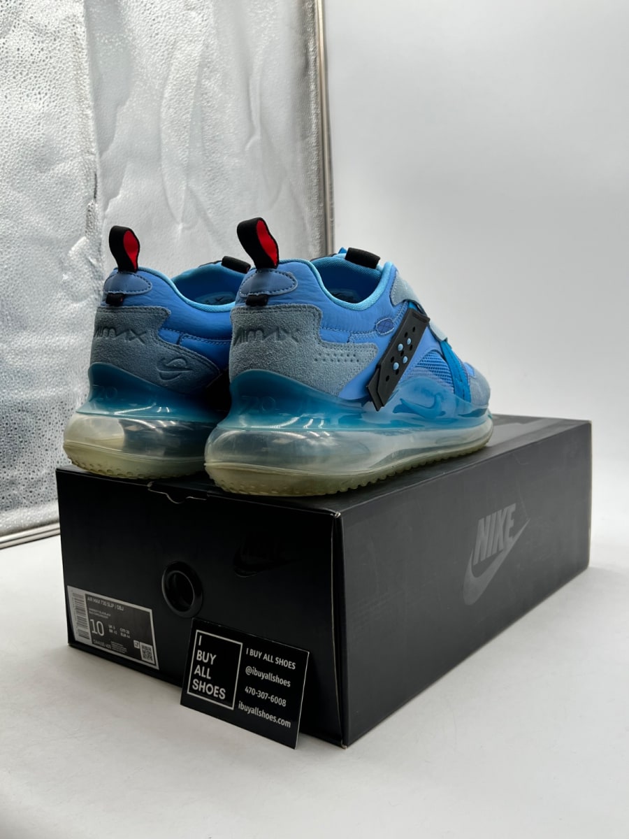 Nike Air Max 720 OBJ Slip University Blue 10 (Moderately Worn Pre-Owned) - Image 5