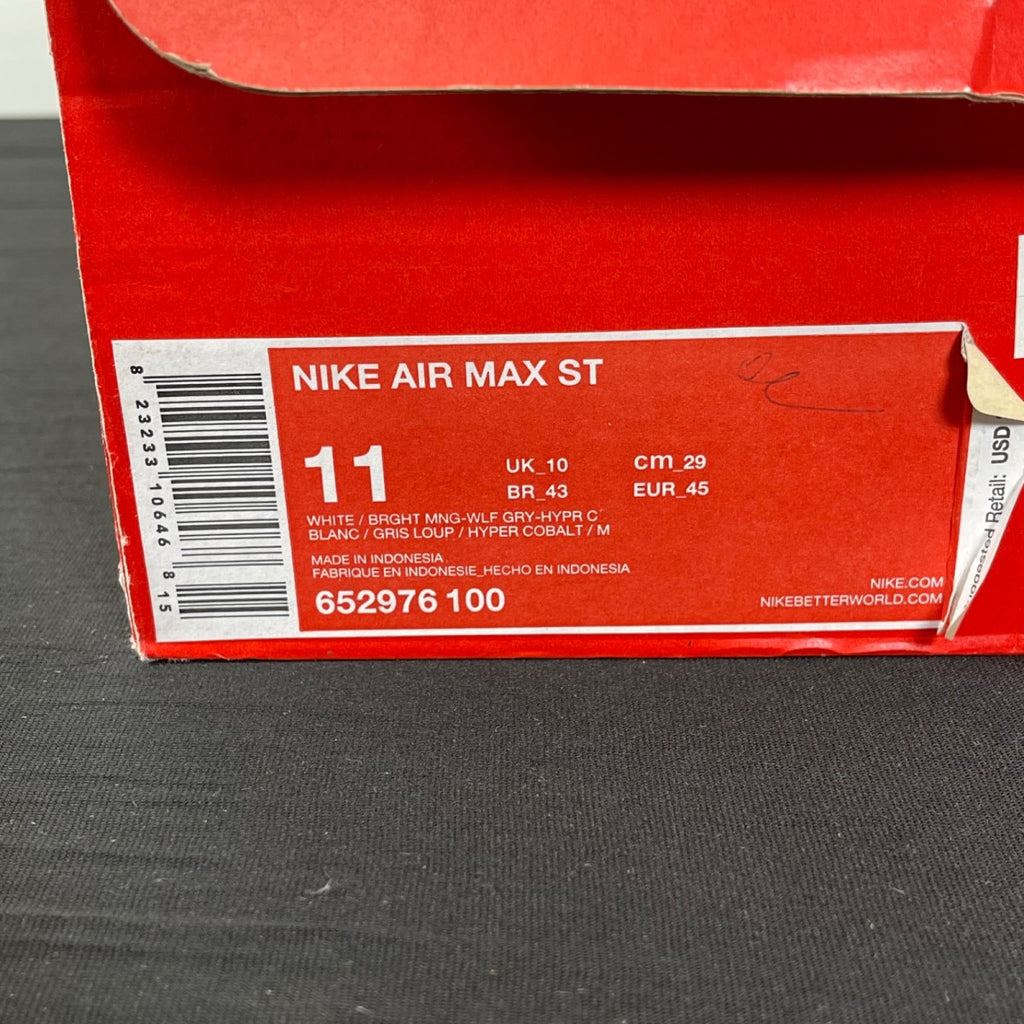 Nike Air Max ST 'White Grey Mango' 11 (Moderately Worn Pre-Owned)Nike - Image 7