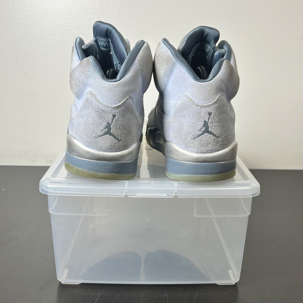 Jordan 5 Retro Bluebird (Women's) 11.5W (Heavily Worn Pre-Owned)JordanPhoto Blue/Football Grey-Metallic Silver-White - Image 6