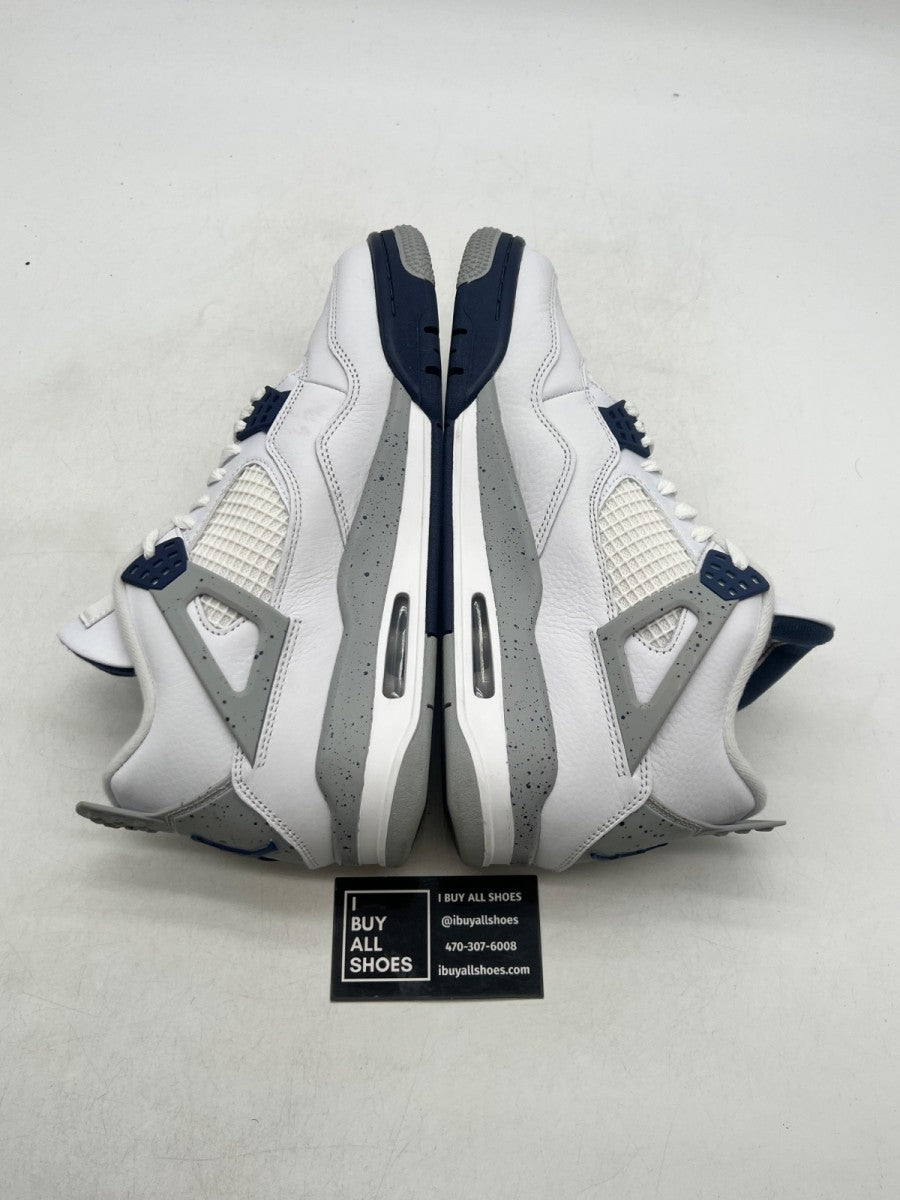 Jordan 4 Retro Midnight Navy 9.5 (Lightly Worn Pre-Owned) - Image 6