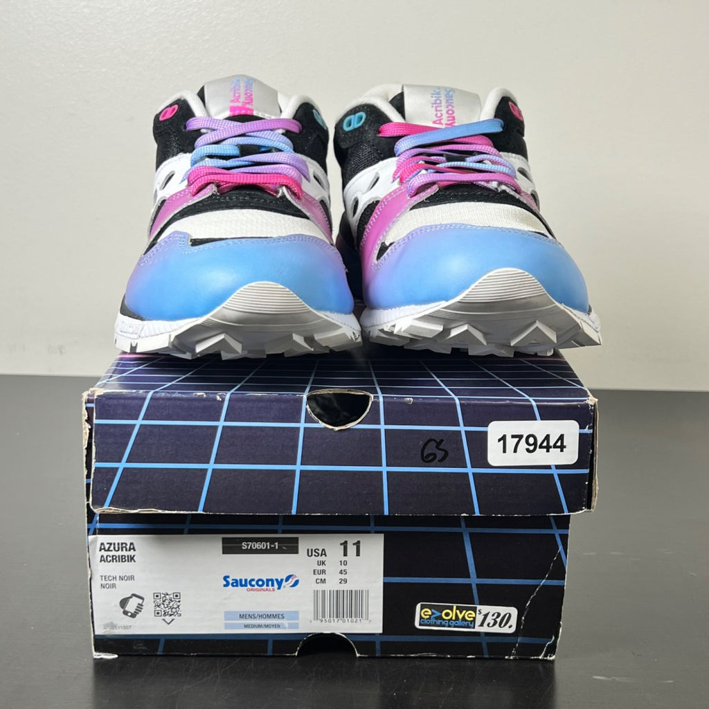 Saucony Azura Acribik Tech Noir 11 (Lightly Worn Pre-Owned)SauconyBlack/Pink - Image 2
