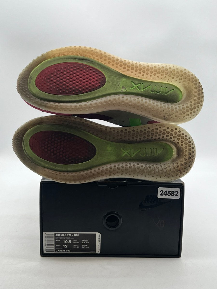 Nike Air Max 720 OBJ Odell Beckham Jr Young King of The Drip 10.5 (Lightly Worn Pre-Owned)NikeMulti-Color/Hyper Pink-Lime Blast - Image 8