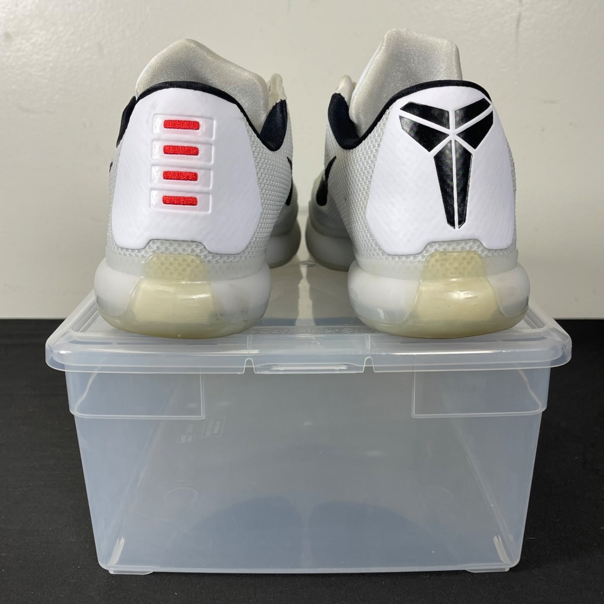 Nike Kobe 10 Fundamentals 10 (Moderately Worn Pre-Owned)NikeWhite/Black-Wolf Grey - Image 4