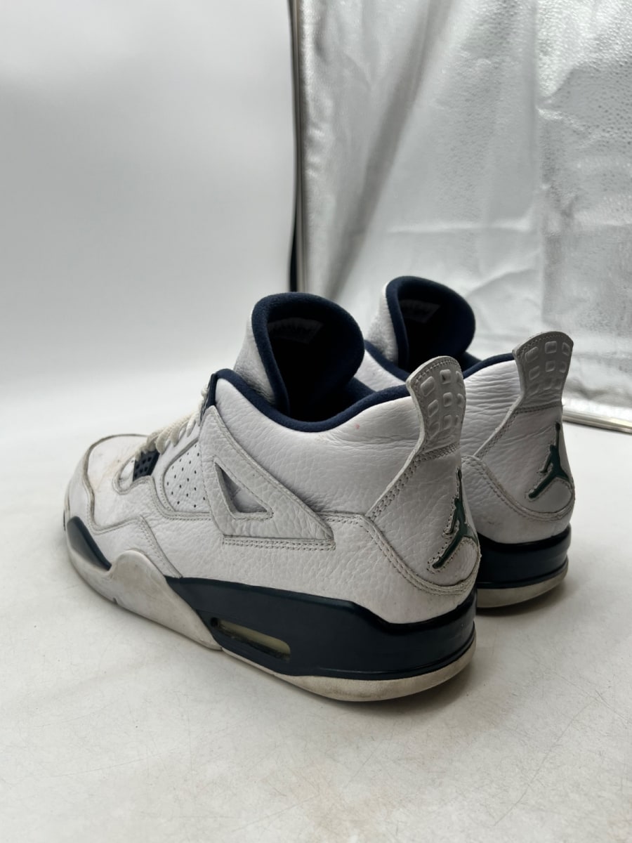 Jordan 4 Retro Columbia (2015) 12 (Moderately Worn Pre-Owned)JordanWhite/Legend Blue-Midnight Navy - Image 4