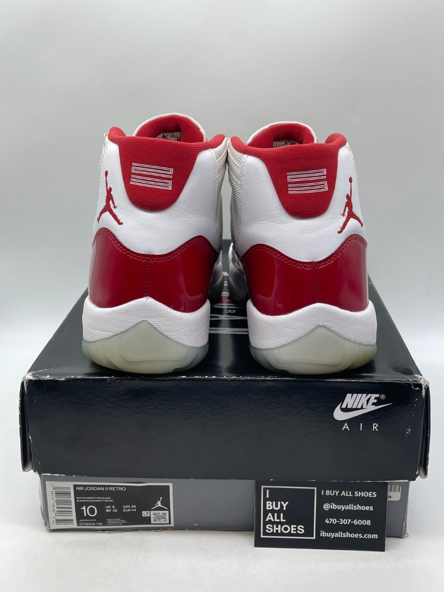 Jordan 11 Retro Cherry (2022) 10 (Heavily Worn Pre-Owned) - Image 3