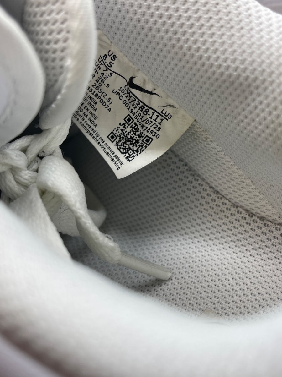 Nike Air Force 1 Low '07 White 8.5 (Moderately Worn Pre-Owned) - Image 8