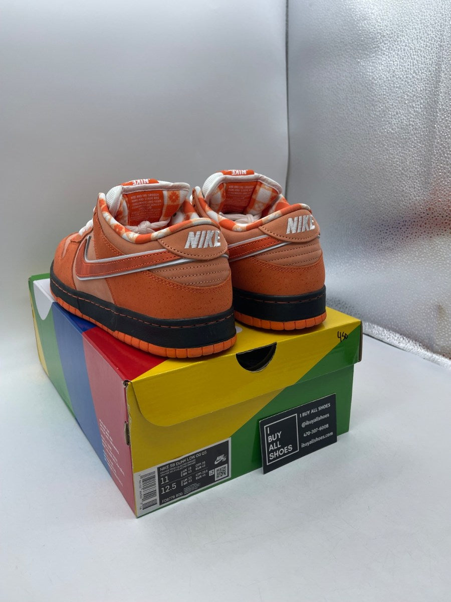 Nike SB Dunk Low Concepts Orange Lobster 11 (Moderately Worn Pre-Owned) - Image 4