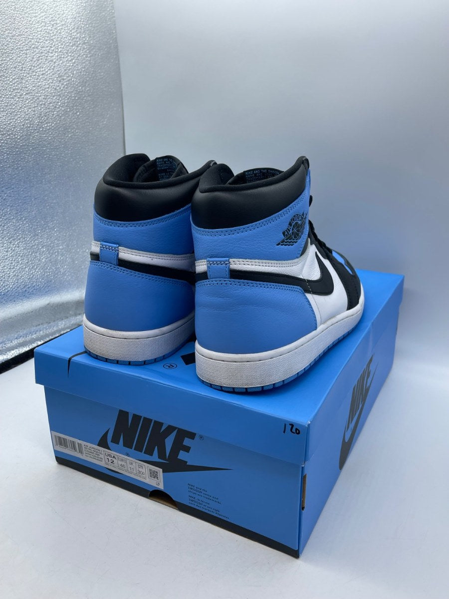 Jordan 1 Retro High OG UNC Toe 12 (Moderately Worn Pre-Owned) - Image 5