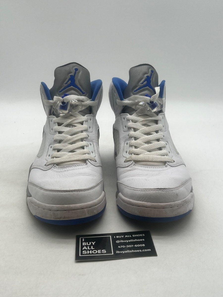 Jordan 5 Retro White Stealth (2021) 9.5 (Heavily Worn Pre-Owned) - Image 2