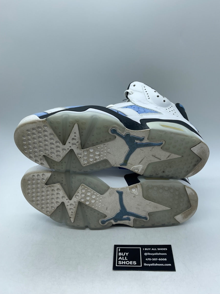 Jordan 6 Retro UNC White 9.5 (Moderately Worn Pre-Owned) - Image 7