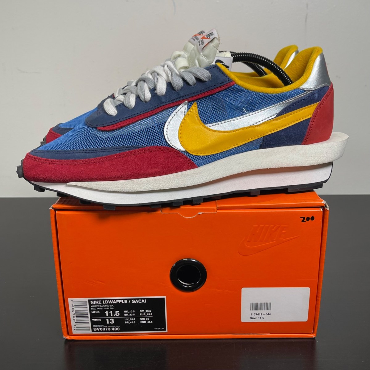 Nike LD Waffle sacai Varsity Blue 11.5 (Moderately Worn Pre-Owned)Nike - Image 3