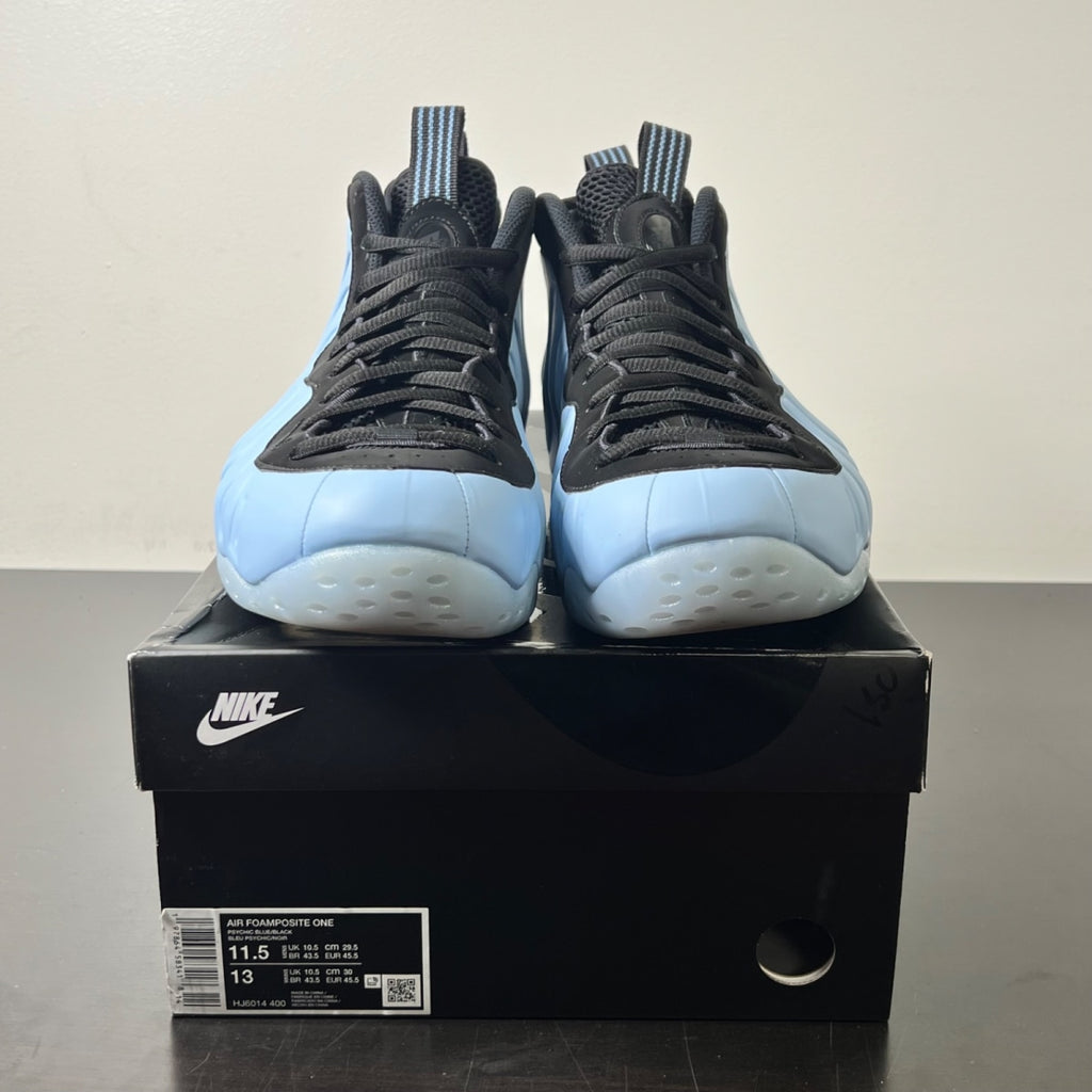 Nike Air Foamposite One Psychic Blue 11.5 (Lightly Worn Pre-Owned)NikePsychic Blue/Black - Image 2