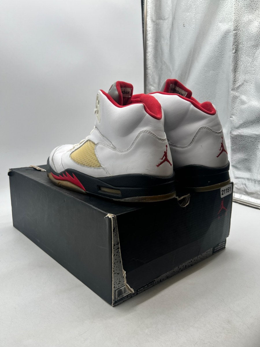 Jordan 5 Retro Fire Red (2013) 14 (Heavily Worn Pre-Owned) - Image 6