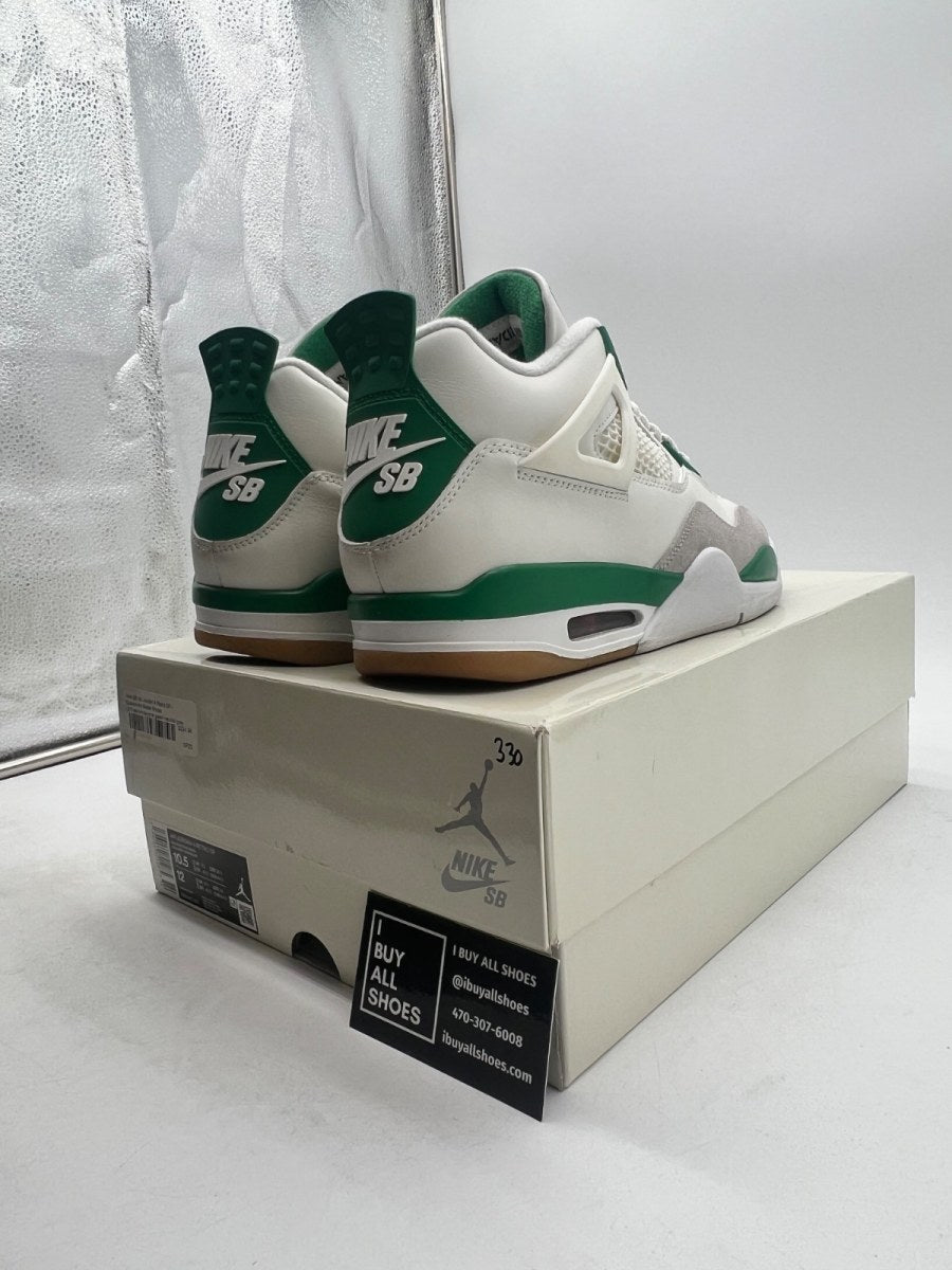 Jordan 4 Retro SB Pine Green 10.5 (Lightly Worn Pre-Owned) - Image 5