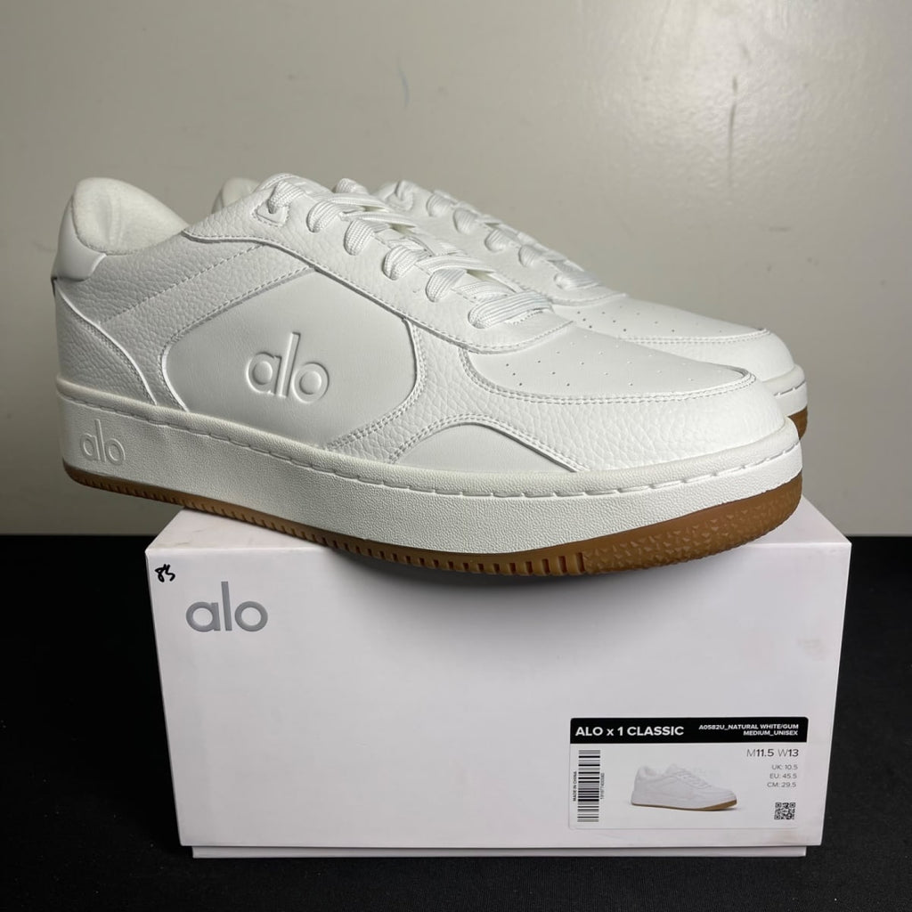 Alo Yoga Recovery Mode Sneaker Natural White Gum (Size 11.5) - aux