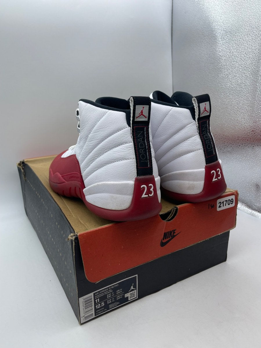 Jordan 12 Retro Cherry (2023) 11 (Moderately Worn Pre-Owned)JordanWhite/Black/Varsity Red - Image 4