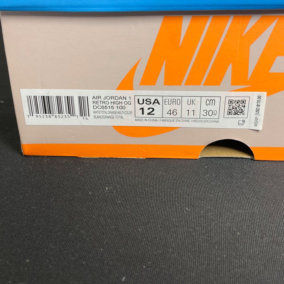 Jordan 1 Retro High OG Prototype (Size 12) - aux