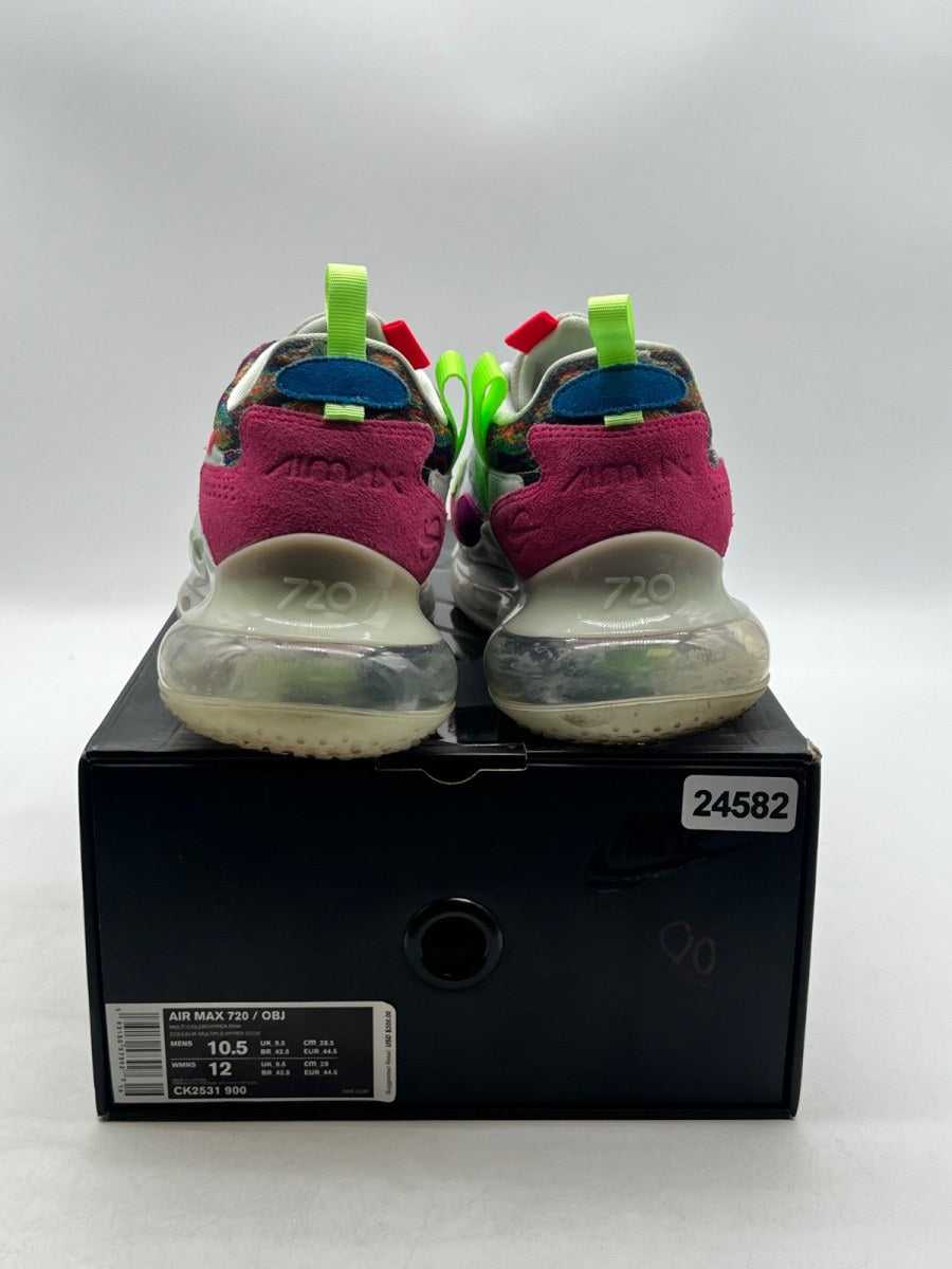 Nike Air Max 720 OBJ Odell Beckham Jr Young King of The Drip 10.5 (Lightly Worn Pre-Owned)NikeMulti-Color/Hyper Pink-Lime Blast - Image 3